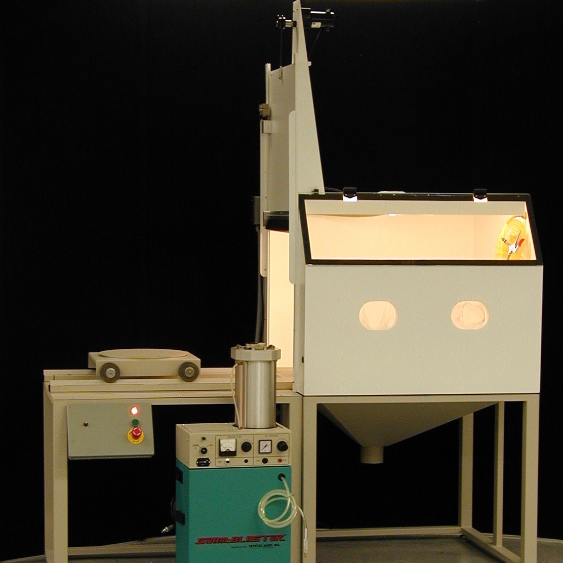 Automated Micro Sand Blasting System with XV-1 SWAM Blaster